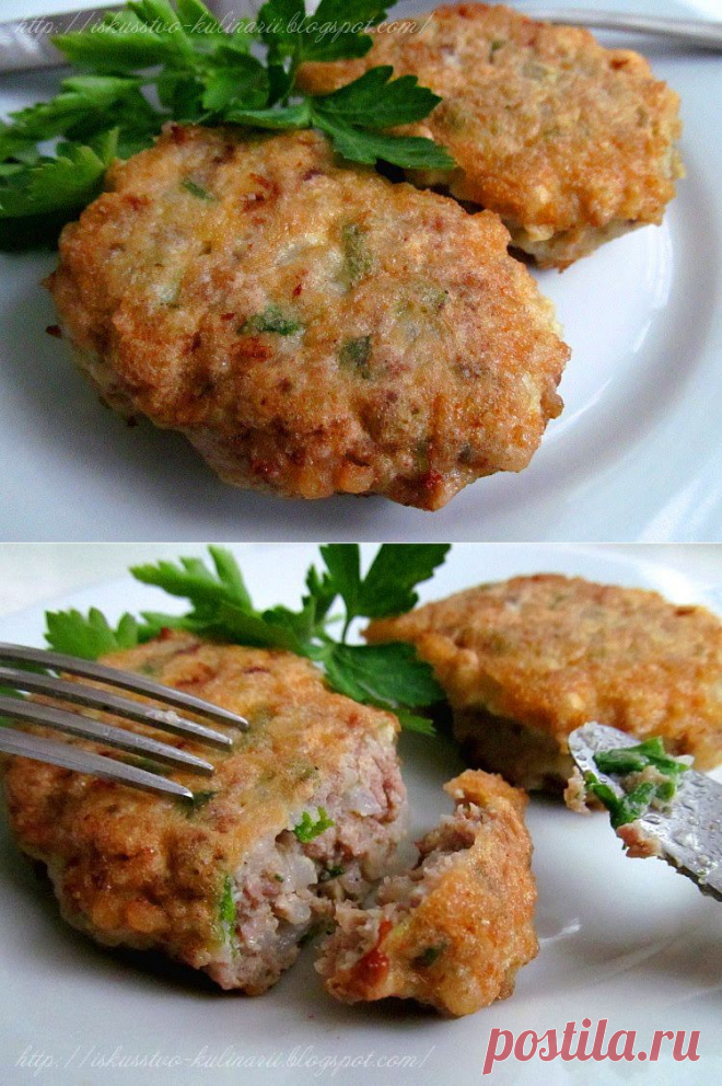 Котлеты "Женское бедрышко" (Kadınbudu köftesi)