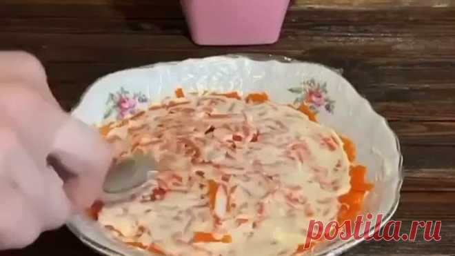 Новогодний салат ГРИБНАЯ ПОЛЯНА ( рецепт )