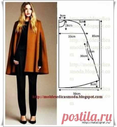 Простые выкройки
#шитье #крой #пальто