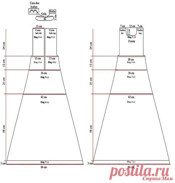 Персиковое платье. - Все в ажуре... (вязание крючком) - Страна Мам