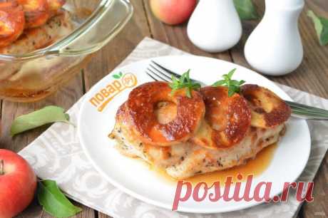 Куриные стейки с яблоками - пошаговый рецепт с фото на Повар.ру