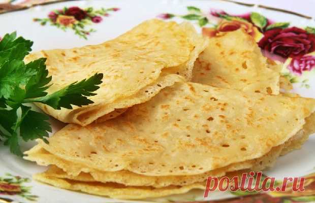 Постные блинчики: рецепты блинов в великий пост