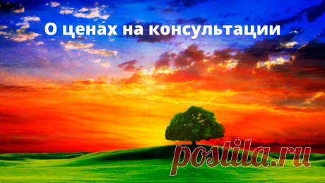 О ценах на консультации