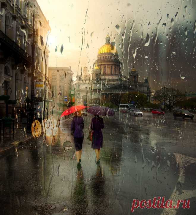 Rainy Saint Petersburg In Photographic Artworks By Eduard Gordeev