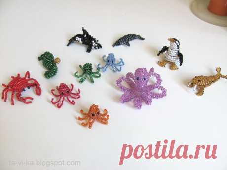 Животные из бисера своими руками Всё из бисера и о бисере плетём и вышиваем. Учимся плести и вышивать бисером, уроки и техники бисероплетения, мастер классы, схемы для вышивания бисером