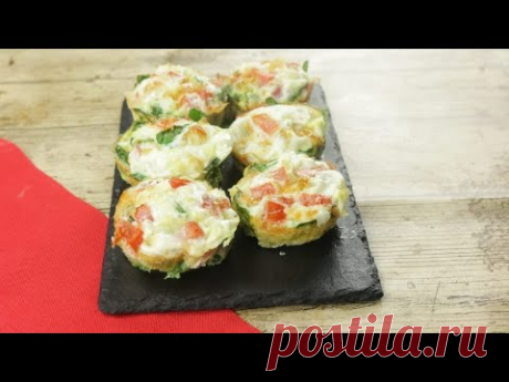 Cestini di albumi: l'alternativa leggera e gustosa alla solita frittatina!