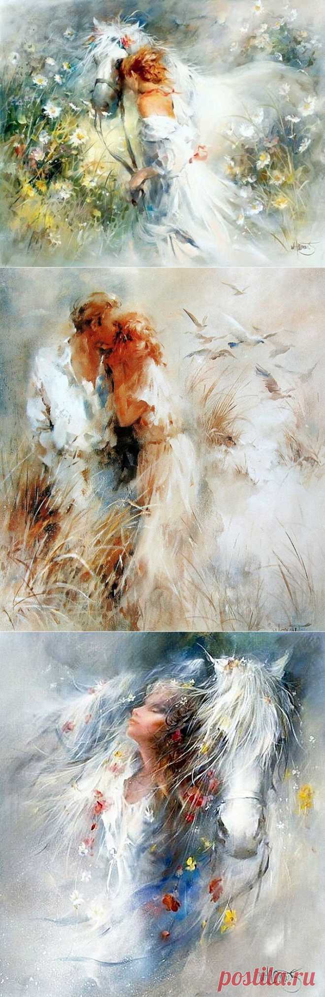 Художник-импрессионист Виллем Хенритс (Willem Haenraets).