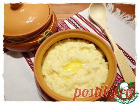 Рисово-пшенная каша с квашеной капустой - кулинарный рецепт