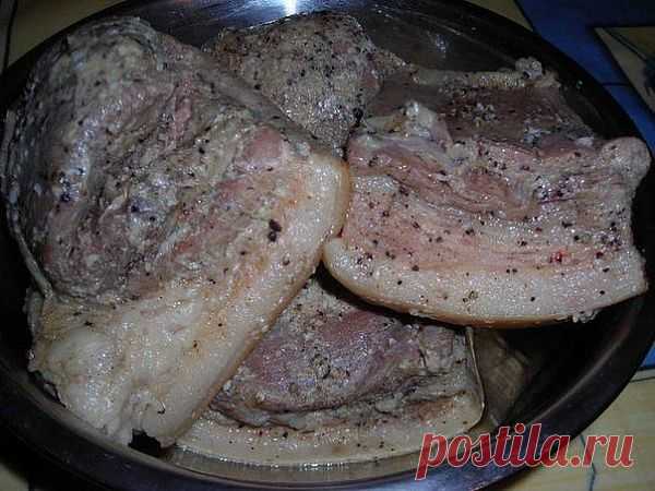Самая вкусная вареная грудинка