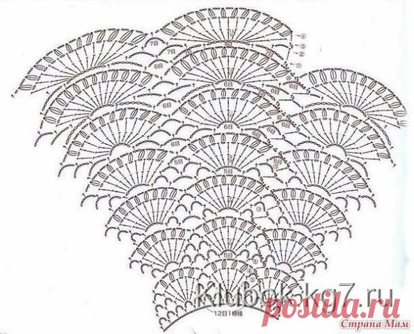 Красивое детское платье крючком. Схемы