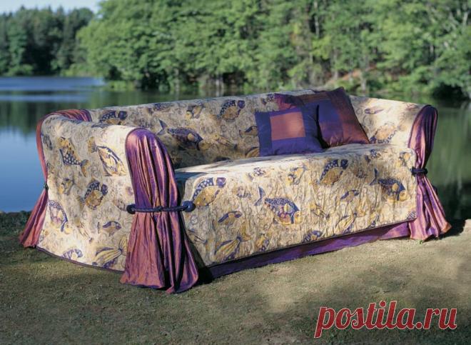 Покрывало на диван своими руками » Женский Мир