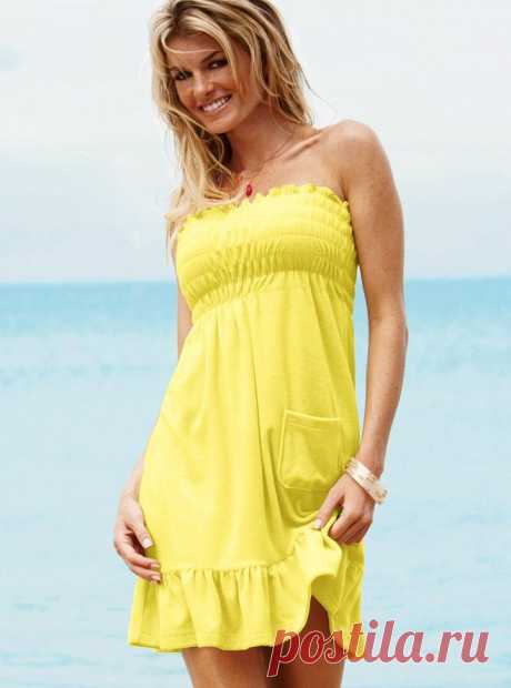 Как сшить летнее пляжное платье быстро и дёшево своими руками?