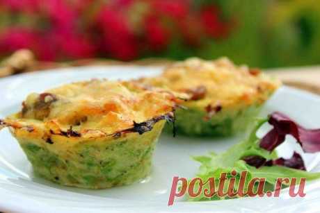 Корзиночки из кабачков с куриной начинкой - Рецепты пользователя Кареглазая - Daily-menu.ru