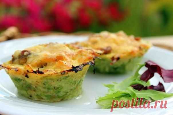 Корзиночки из кабачков с куриной начинкой - Рецепты пользователя Кареглазая - Daily-menu.ru