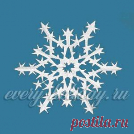 Вырезание снежинок из бумаги поэтапно