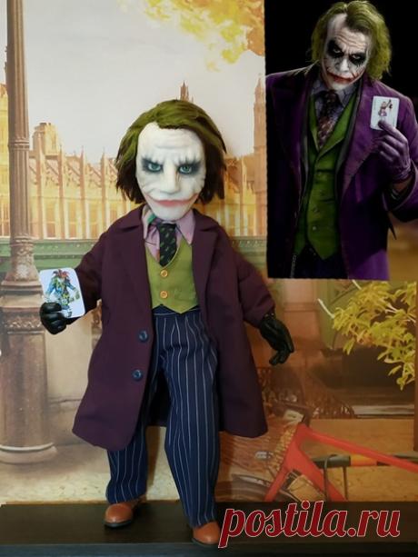 Герои бывают разные. Представляю - страшно красивый Джокер из капрона и синтепона.
Автор: Светлана Михаленкова