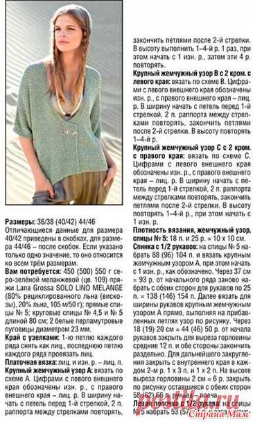 . Свободный двубортный жакет спицами - Вязание - Страна Мам