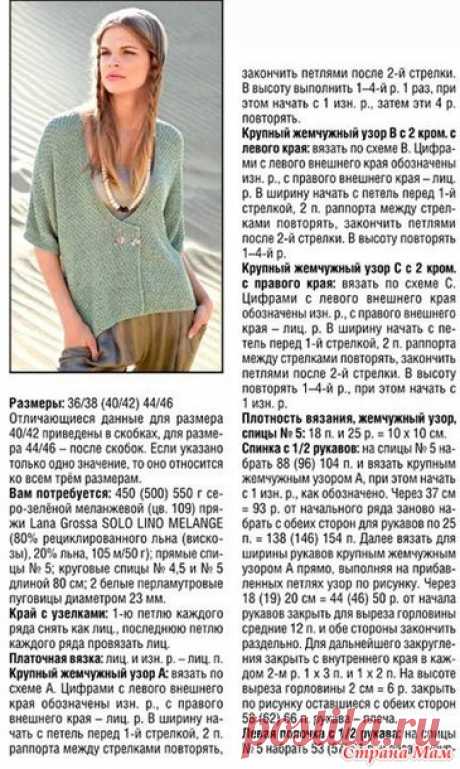 . Свободный двубортный жакет спицами - Вязание - Страна Мам