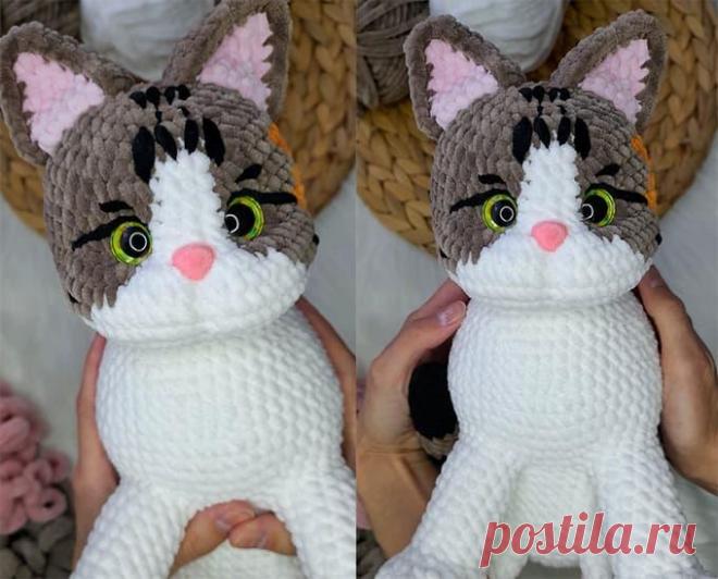 Кошечка крючком. Амигуруми схемы и описания. Автор: @zhilka_toys | IRINELY.ART