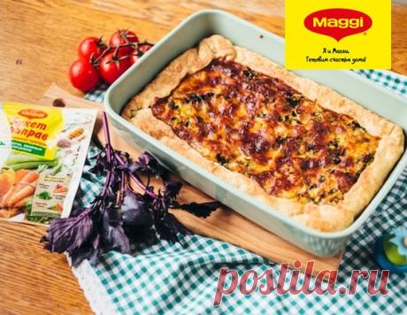 Открытый пирог с картофелем, зеленью и сыром - Рецепты из коллекции MAGGI® Время приготовления: 45 минут.
Этот и еще тысячи интересных рецептов на сайте maggi.ru