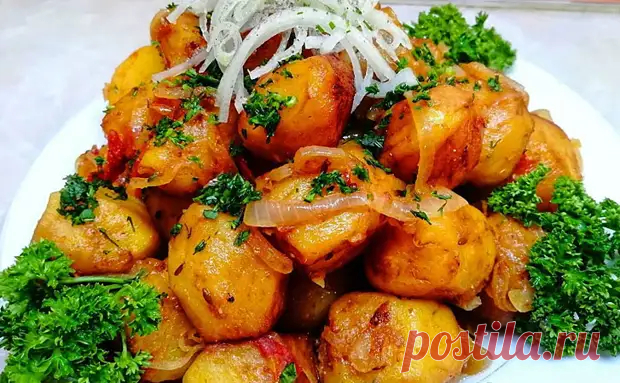 Рецепт картошки по-ташкентски: даже если подать без мяса, разберут и попросят еще - Будет вкусно - Медиаплатформа МирТесен
