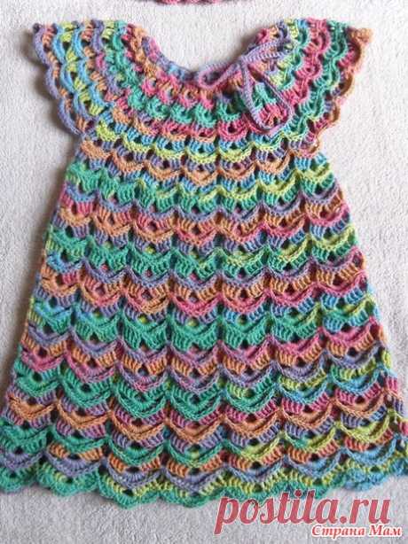 Сарафан "Разноцветная зефирка" - Вязание для детей - Страна Мам