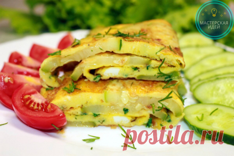 Беру 1 небольшой кабачок, 3 яйца и вкусный завтрак или перекус готов: так кабачки я ещё не готовила | Мастерская идей | Яндекс Дзен