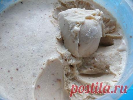 Сделала мороженое:)).