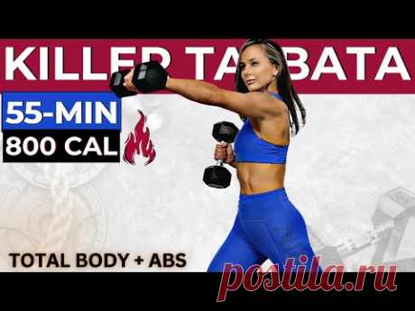 55-MIN FAT KILLER TOTAL BODY TABATA WORKOUT