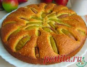 Кукурузный пирог с грушами – кулинарный рецепт