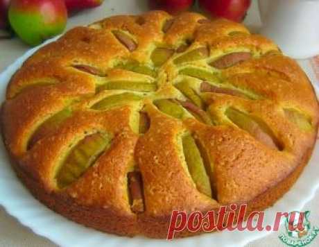 Кукурузный пирог с грушами – кулинарный рецепт