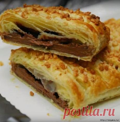 Невероятно простой десерт: Шоколадка... в тесте!!!