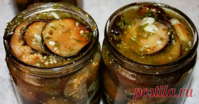 Маринованные баклажаны с чесноком и орехами: исчезают со стола первыми