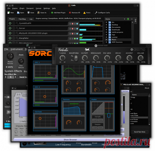 falkTX/Carla: Audio plugin host - Carla - git.kx.studio