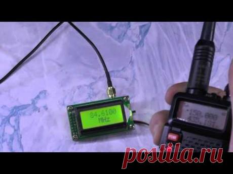 Тест частотомера RF 1 до 500 мГц для радиолюбителей