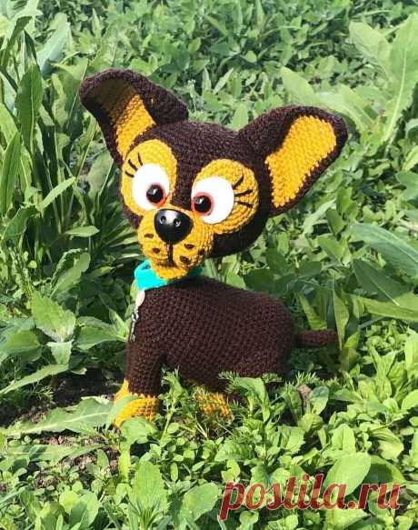 Вязаная собачка Нюша схема крючком | Hi Amigurumi