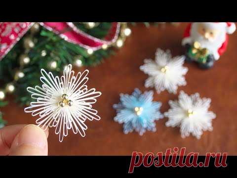 Бумажные снежинки / Рождественский декор - DIY Paper Snowflakes / Christmas Decor