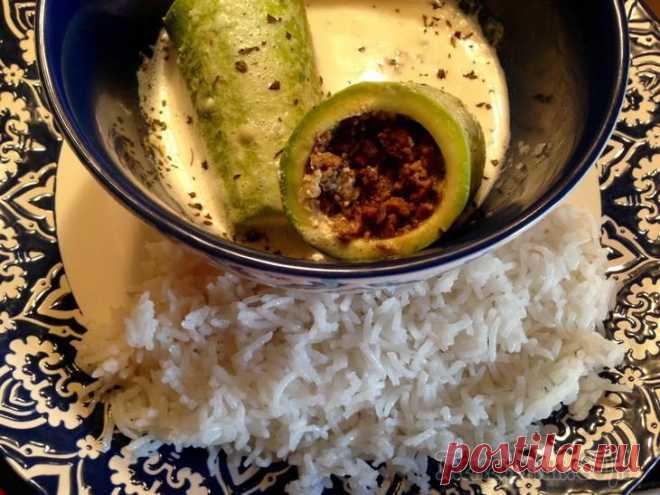 Куса макхши - фаршированные мясом кабачки