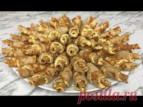 Печеночные Рогалики Шедевр в Мире Закусок! / Рулетики из Печени / Праздничная Закуска / Liver Rolls
