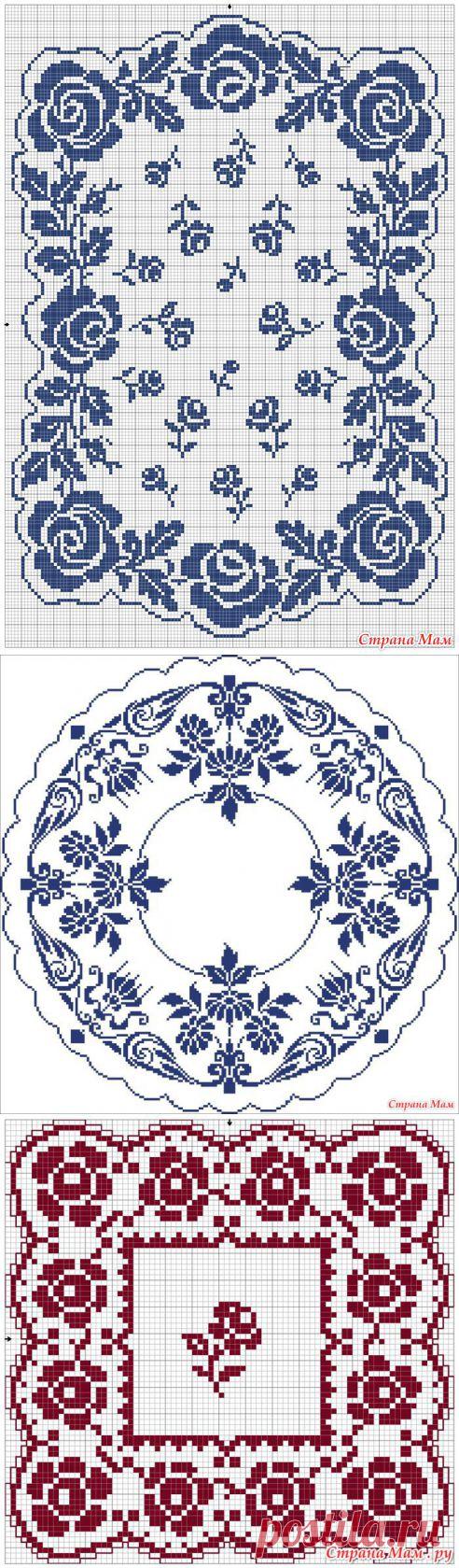 Салфетки. Монохром. - Клуб рукоделия - Страна Мам