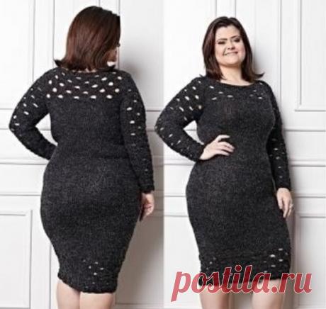 Вязание спицами для полных женщин: модели, схемы, узоры