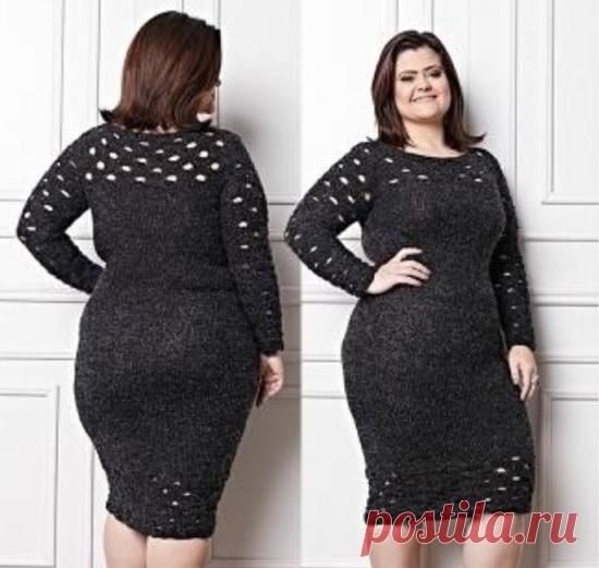 Вязание спицами для полных женщин: модели, схемы, узоры