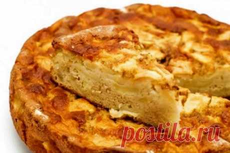 Замечательная пышная Шарлотка с яблоками.