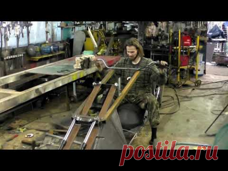 Мотоцикл снят со стапеля! Закончил рулевую вилку.