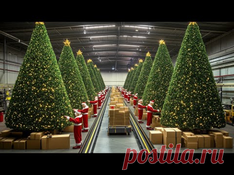 How Artificial Christmas Trees Are Made 🎄🎄🎁