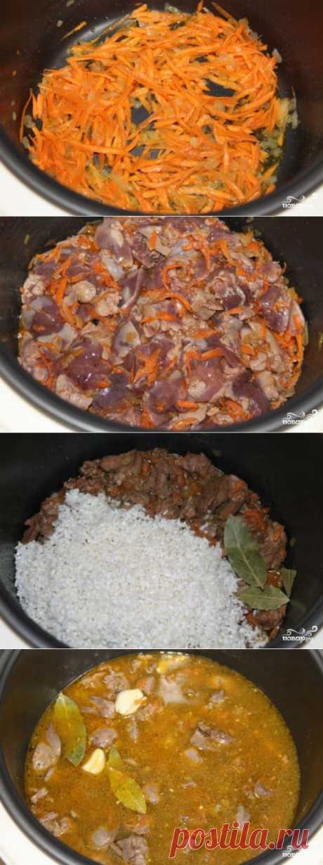 Рис с печенью в мультиварке - пошаговый кулинарный рецепт на Повар.ру