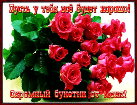 Всё будет хорошо! Волшебные слова... 
Как будто дождь прошёл,и вновь блестит листва... 
Всё будет хорошо! Ты только в это верь... 
Ведь счастье не ушло - оно стучится в дверь... 
Всё будет хорошо! Поверь и не грусти... 
Обиды - это зло, их тяжело нести... 
Всё будет хорошо! Растает в сердце лёд, 
Когда любовь свою ты встретишь у ворот... 
Всё будет хорошо! Все к радости пути... 
Старайся всей душой дождаться... Улыбнись!