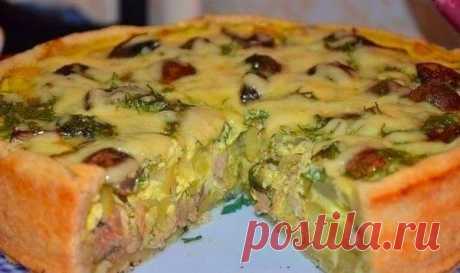 Лучшие кулинарные рецепты: Пирог с курицей и картофелем