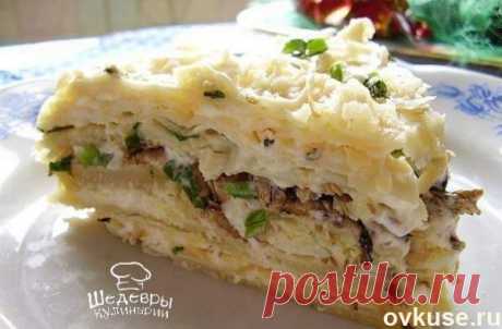 Самый вкусный закусочный торт - Простые рецепты Овкусе.ру