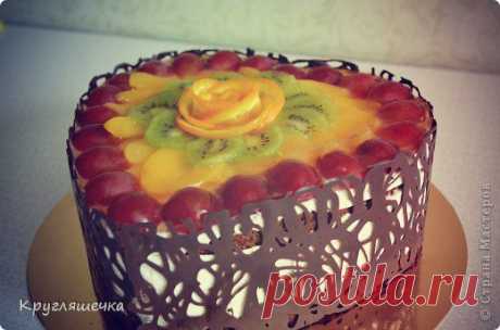 Как сделать шоколадные бортики для торта - Сам себе волшебник